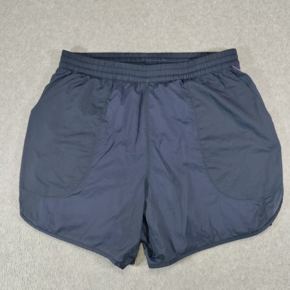 Outdoor Voices Mens Medium Lined Running Training Ripstop Shorts Blue Purple